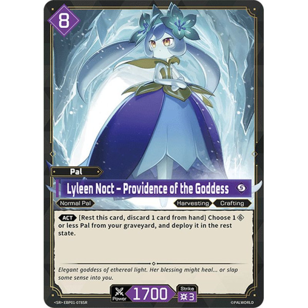 Palworld TCG EBP01-078SR SR Lyleen Noct – Providence of the Goddess Dawn of Palpagos
