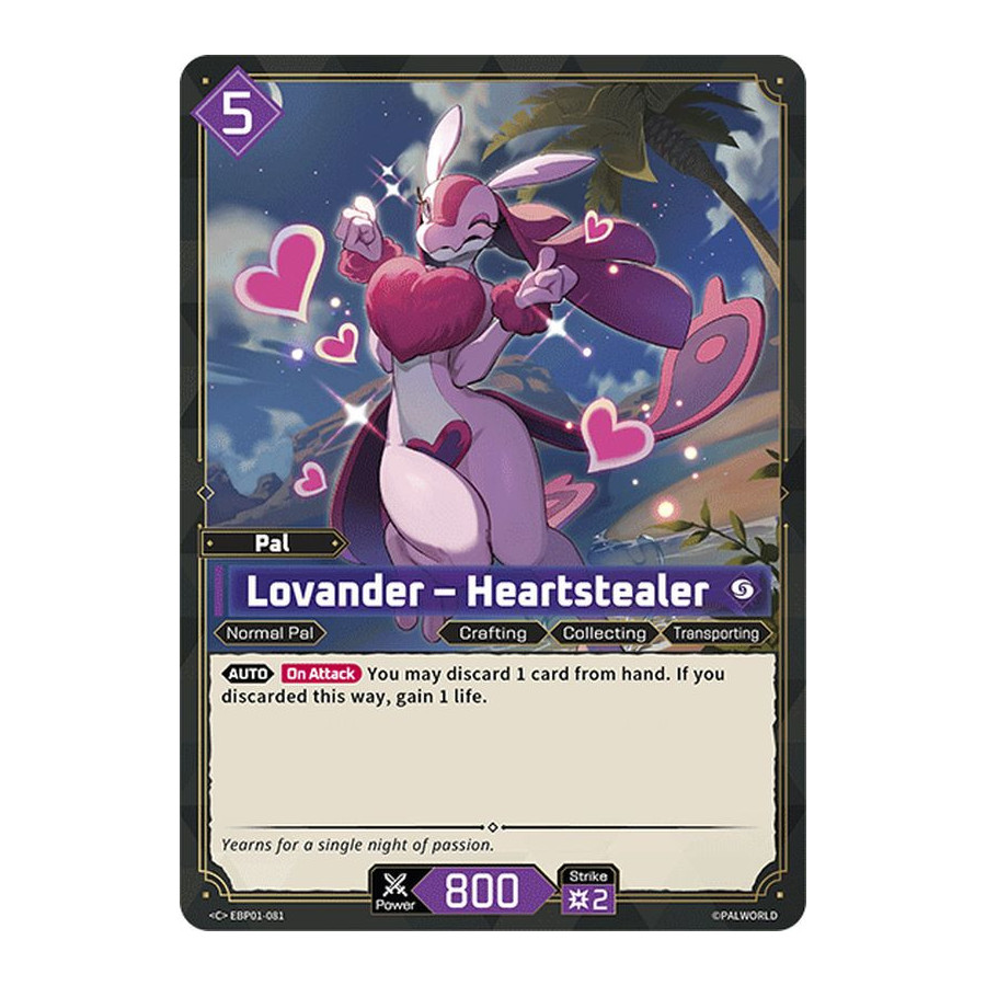 Palworld TCG EBP01-081 C Lovander – Heartstealer Dawn of Palpagos