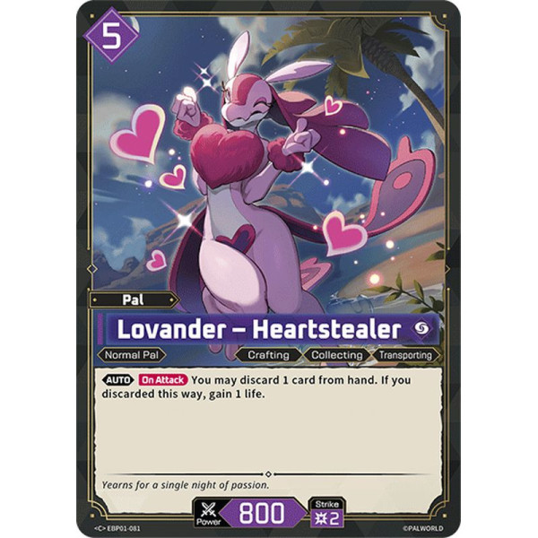 Palworld TCG EBP01-081 C Lovander – Heartstealer Dawn of Palpagos