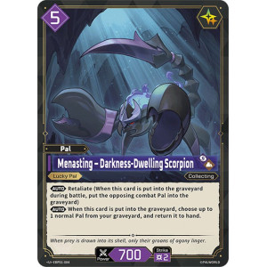 Palworld TCG EBP01-084 U Menasting – Darkness-Dwelling Scorpion Dawn of Palpagos
