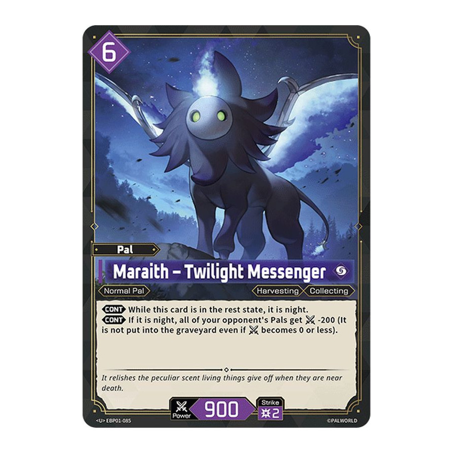 Palworld TCG EBP01-085 U Maraith – Twilight Messenger Dawn of Palpagos
