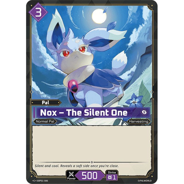 Palworld TCG EBP01-086 C Nox – The Silent One Dawn of Palpagos