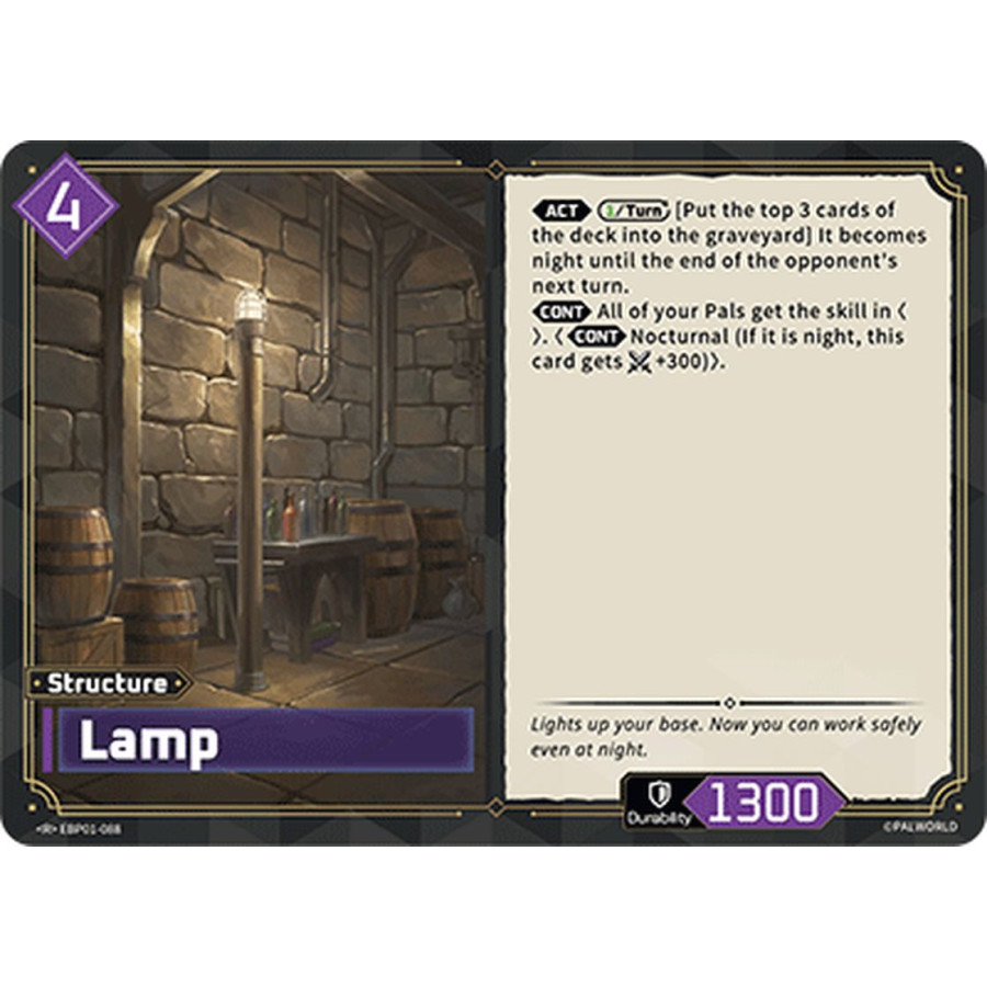 Palworld TCG EBP01-088 R Lamp Dawn of Palpagos
