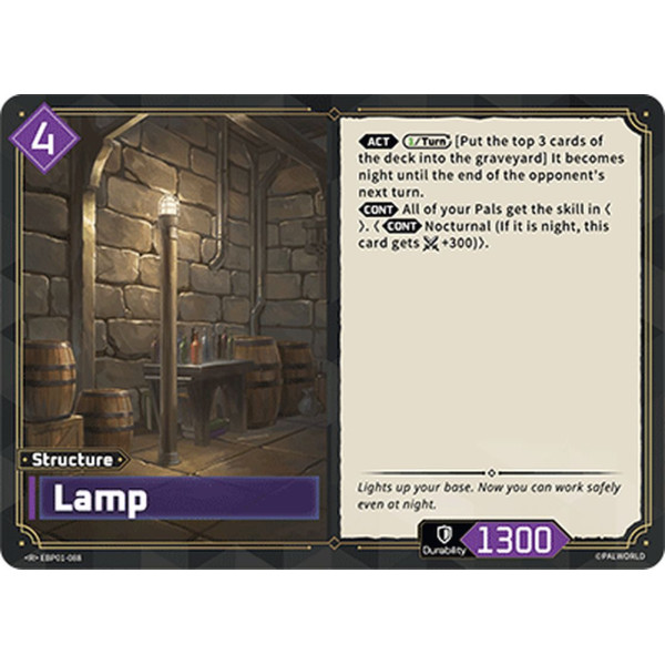 Palworld TCG EBP01-088 R Lamp Dawn of Palpagos