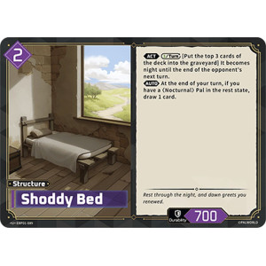 Palworld TCG EBP01-089 U Shoddy Bed Dawn of Palpagos