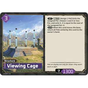 Palworld TCG EBP01-092 C Viewing Cage Dawn of Palpagos