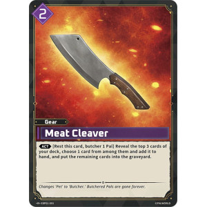 Palworld TCG EBP01-093 R Meat Cleaver Dawn of Palpagos