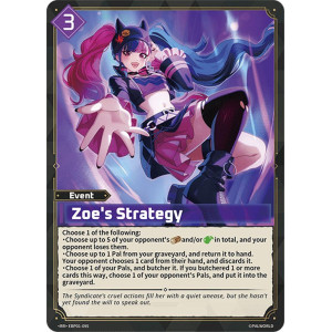 Palworld TCG EBP01-095 RR Zoe's Strategy Dawn of Palpagos
