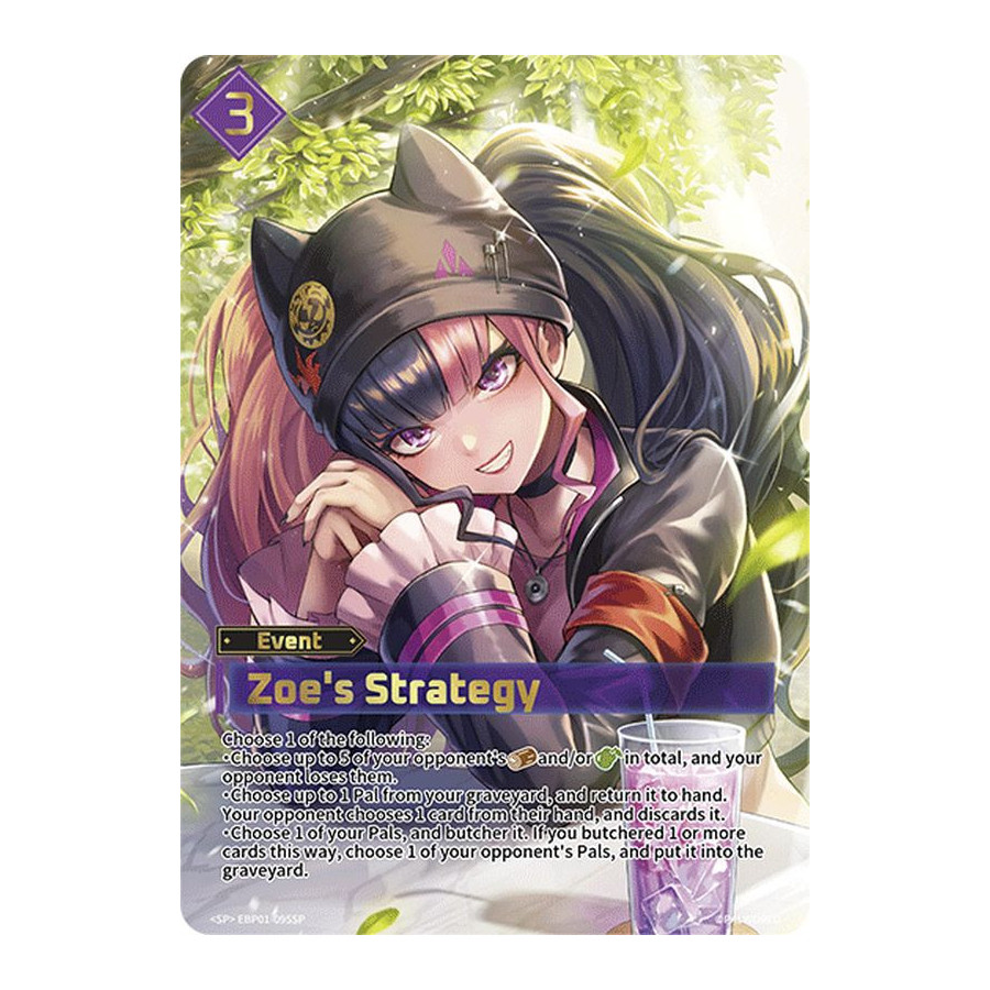 Palworld TCG EBP01-095SP SP Zoe's Strategy Dawn of Palpagos