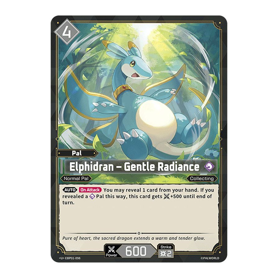 Palworld TCG EBP01-098 U Elphidran – Gentle Radiance Dawn of Palpagos