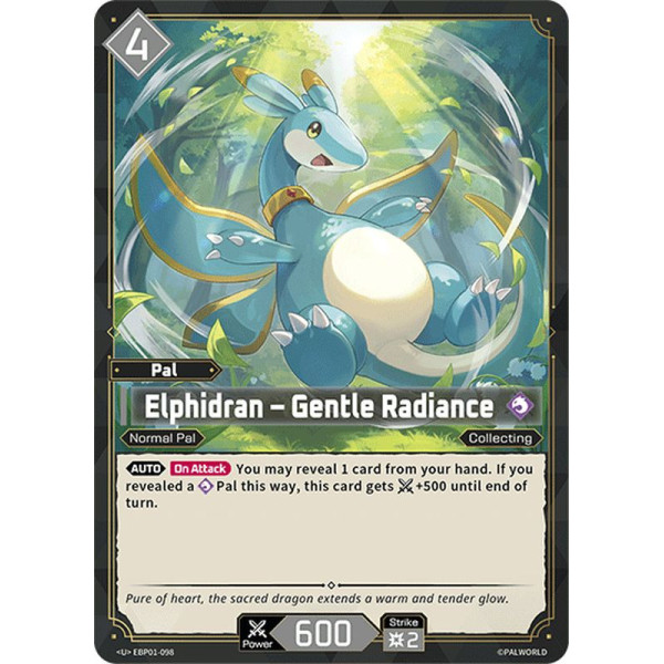 Palworld TCG EBP01-098 U Elphidran – Gentle Radiance Dawn of Palpagos