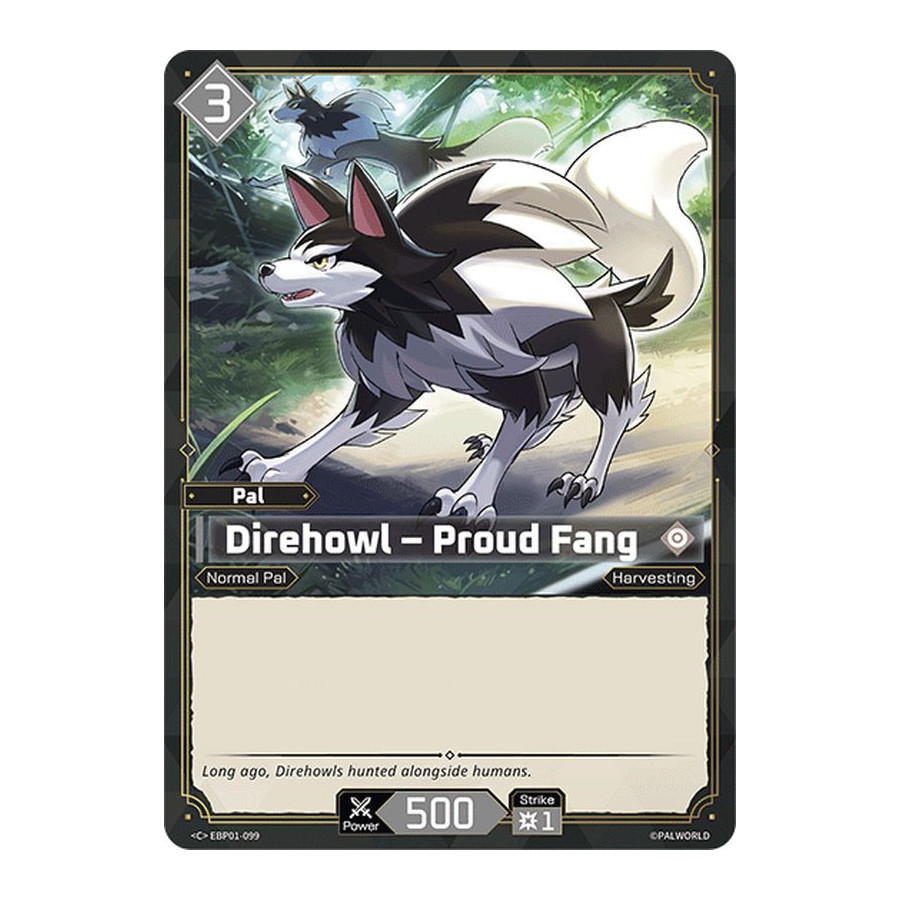 Palworld TCG EBP01-099 C Direhowl – Proud Fang Dawn of Palpagos
