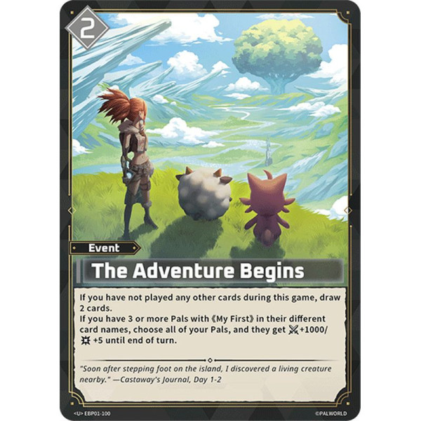 Palworld TCG EBP01-100 U The Adventure Begins Dawn of Palpagos