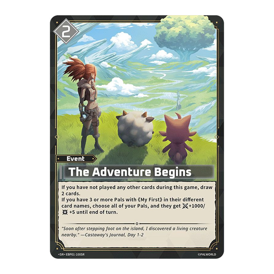 Palworld TCG EBP01-100SR SR The Adventure Begins Dawn of Palpagos