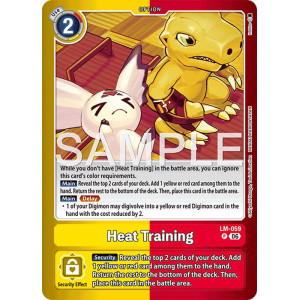 Digimon TCG LM08 LM-059 Heat Training PR Limited Card Pack FINAL CREST Card Game