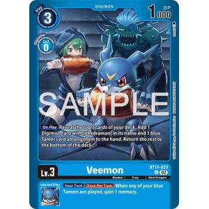 Digimon TCG LM08 BT11-023 Veemon U/AA Limited Card Pack FINAL CREST Card Game