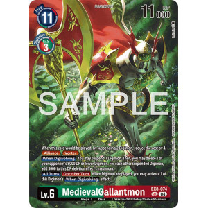 Digimon TCG LM08 EX8-074 MedievalGallantmon SEC/AA Limited Card Pack FINAL CREST Card Game