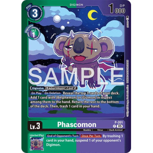 Digimon TCG LM08 P-201 Phascomon P/AA Limited Card Pack FINAL CREST Card Game