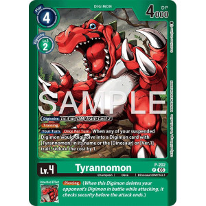 Digimon TCG LM08 P-202 Tyrannomon P/AA Limited Card Pack FINAL CREST Card Game