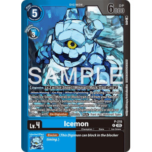 Digimon TCG LM08 P-215 Icemon P/AA Limited Card Pack FINAL CREST Card Game