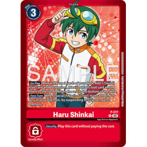 Digimon TCG LM08 P-217 Haru Shinkai P/AA Limited Card Pack FINAL CREST Card Game
