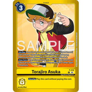 Digimon TCG LM08 P-218 Torajiro Asuka P/AA Limited Card Pack FINAL CREST Card Game