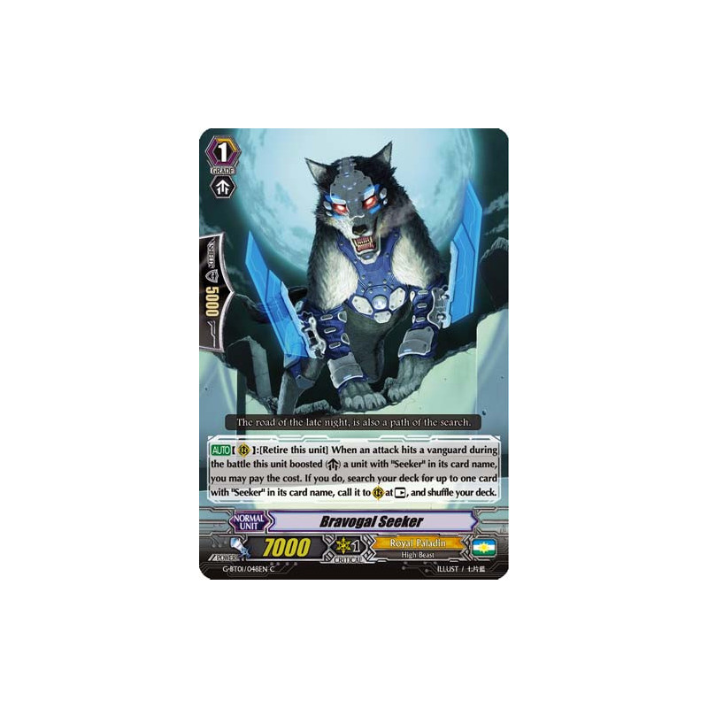 Vanguard_TCG_card_G-BT01_048EN_C_Bravogal_Seeker_Generation_Stride
