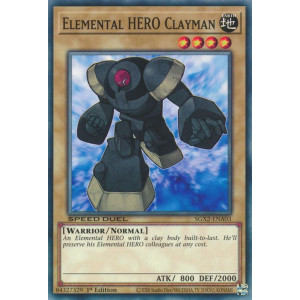 Yu-Gi-Oh TCG SGX2-ENA03 C Elemental HERO Clayman Speed Duel GX: Midterm Paradox