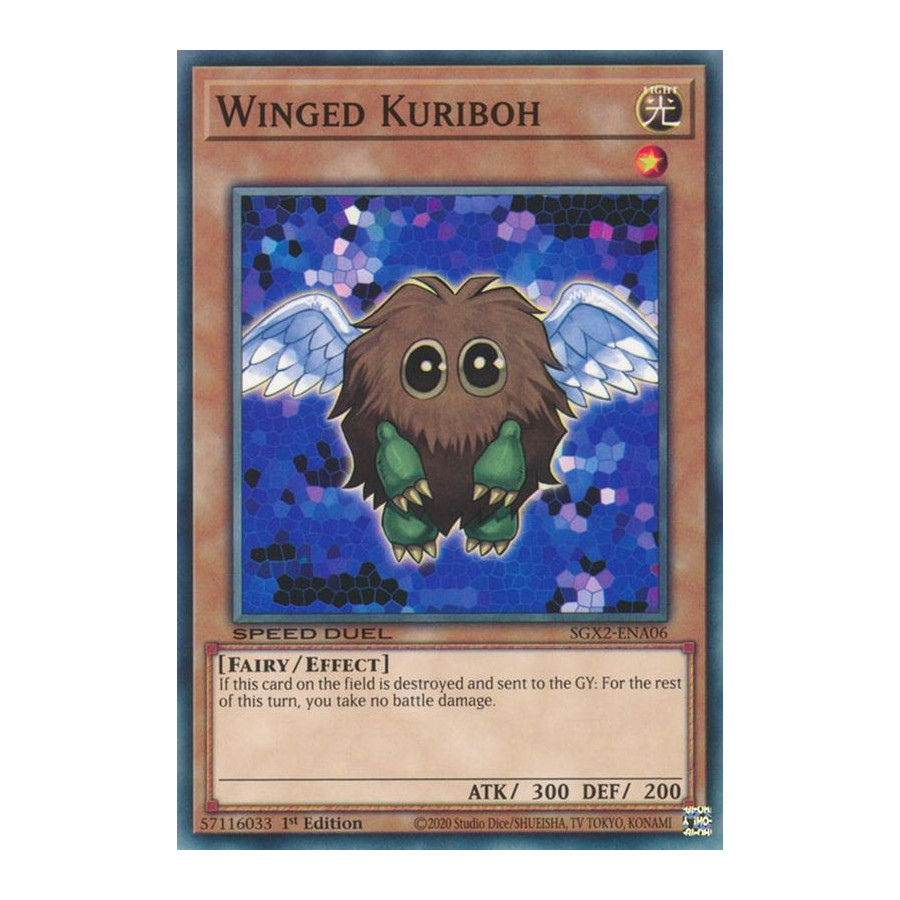 Yu-Gi-Oh TCG SGX2-ENA06 C Winged Kuriboh Speed Duel GX: Midterm Paradox