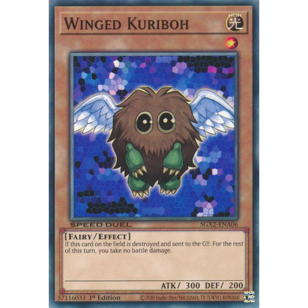 Yu-Gi-Oh TCG SGX2-ENA06 C Winged Kuriboh Speed Duel GX: Midterm Paradox
