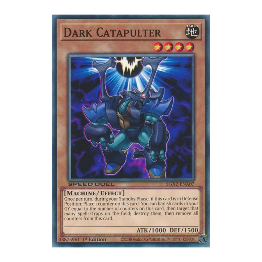 Yu-Gi-Oh TCG SGX2-ENA07 C Dark Catapulter Speed Duel GX: Midterm Paradox