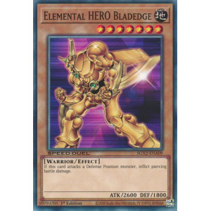 Yu-Gi-Oh TCG SGX2-ENA09 C Elemental HERO Bladedge Speed Duel GX: Midterm Paradox
