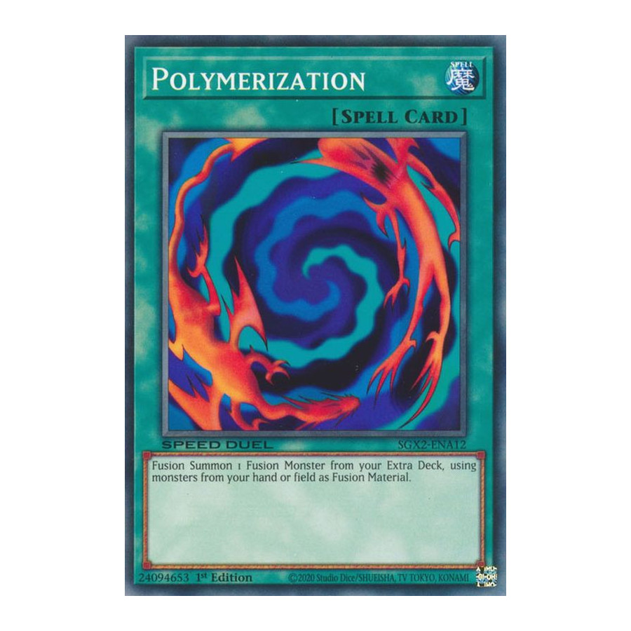 Yu-Gi-Oh TCG SGX2-ENA12 C Polymerization Speed Duel GX: Midterm Paradox