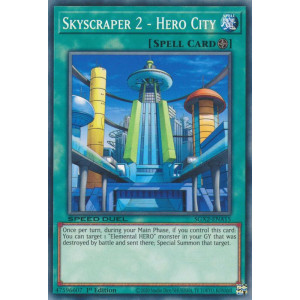 Yu-Gi-Oh TCG SGX2-ENA15 C Skyscraper 2 - Hero City Speed Duel GX: Midterm Paradox