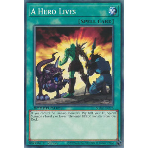 Yu-Gi-Oh TCG SGX2-ENA16 C A Hero Lives Speed Duel GX: Midterm Paradox