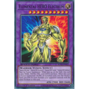 Yu-Gi-Oh TCG SGX2-ENA22 C Elemental HERO Electrum Speed Duel GX: Midterm Paradox