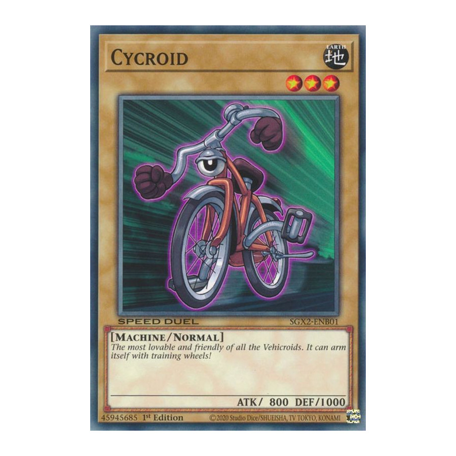 Yu-Gi-Oh TCG SGX2-ENB01 C Cycroid Speed Duel GX: Midterm Paradox
