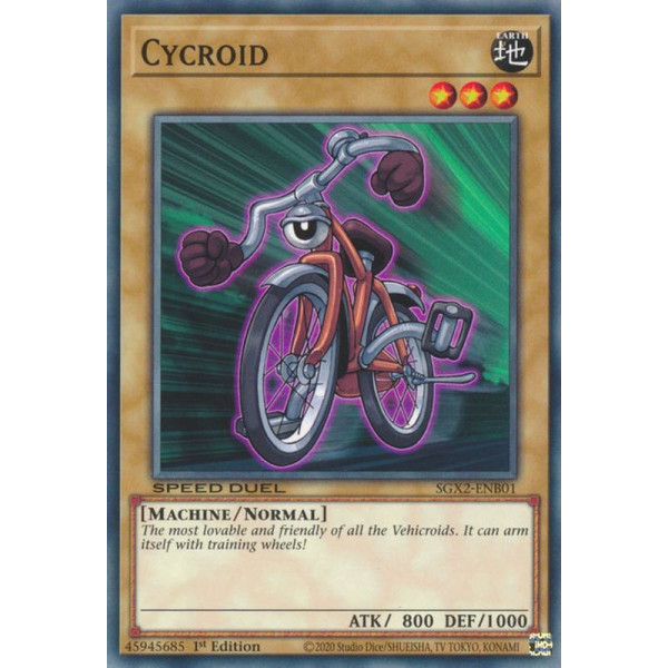 Yu-Gi-Oh TCG SGX2-ENB01 C Cycroid Speed Duel GX: Midterm Paradox