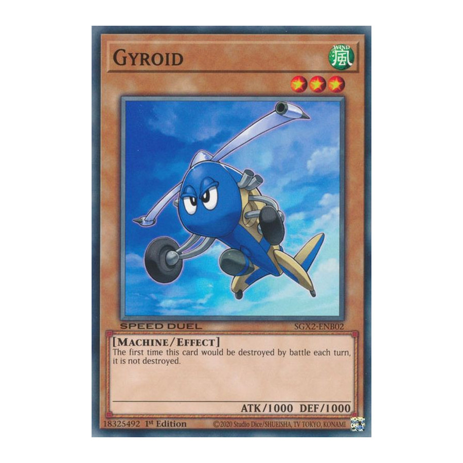 Yu-Gi-Oh TCG SGX2-ENB02 C Gyroid Speed Duel GX: Midterm Paradox