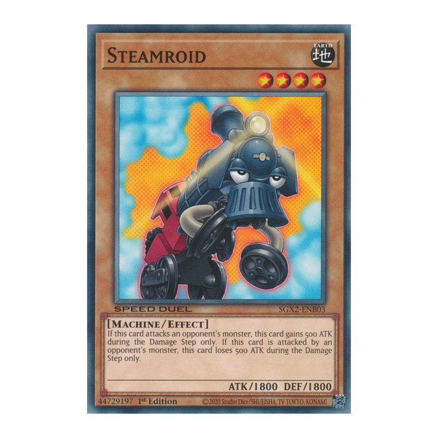Yu-Gi-Oh TCG SGX2-ENB03 C Steamroid Speed Duel GX: Midterm Paradox