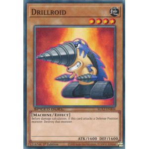 Yu-Gi-Oh TCG SGX2-ENB04 C Drillroid Speed Duel GX: Midterm Paradox