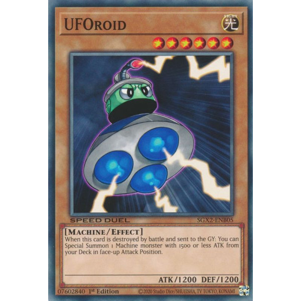 Yu-Gi-Oh TCG SGX2-ENB05 C UFOroid Speed Duel GX: Midterm Paradox