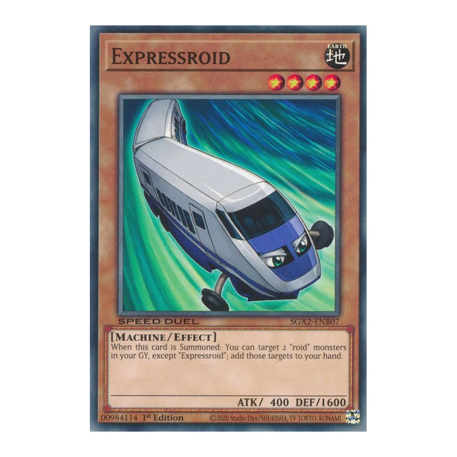Yu-Gi-Oh TCG SGX2-ENB07 C Expressroid Speed Duel GX: Midterm Paradox