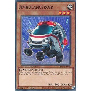 Yu-Gi-Oh TCG SGX2-ENB08 C Ambulanceroid Speed Duel GX: Midterm Paradox