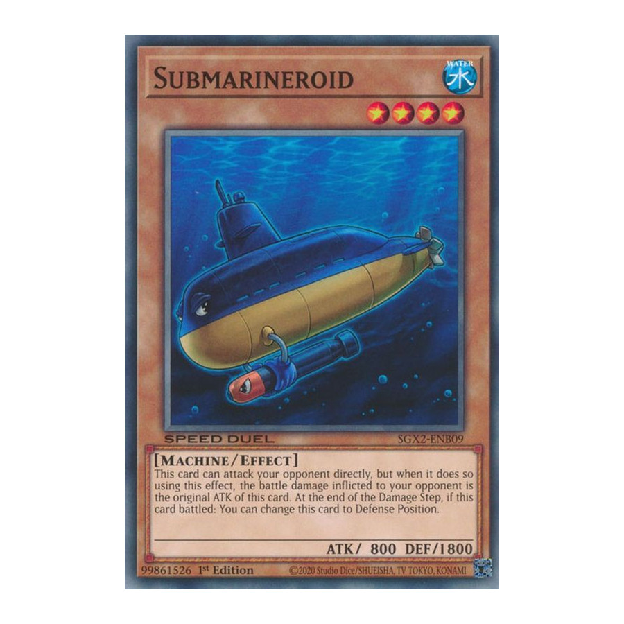 Yu-Gi-Oh TCG SGX2-ENB09 C Submarineroid Speed Duel GX: Midterm Paradox