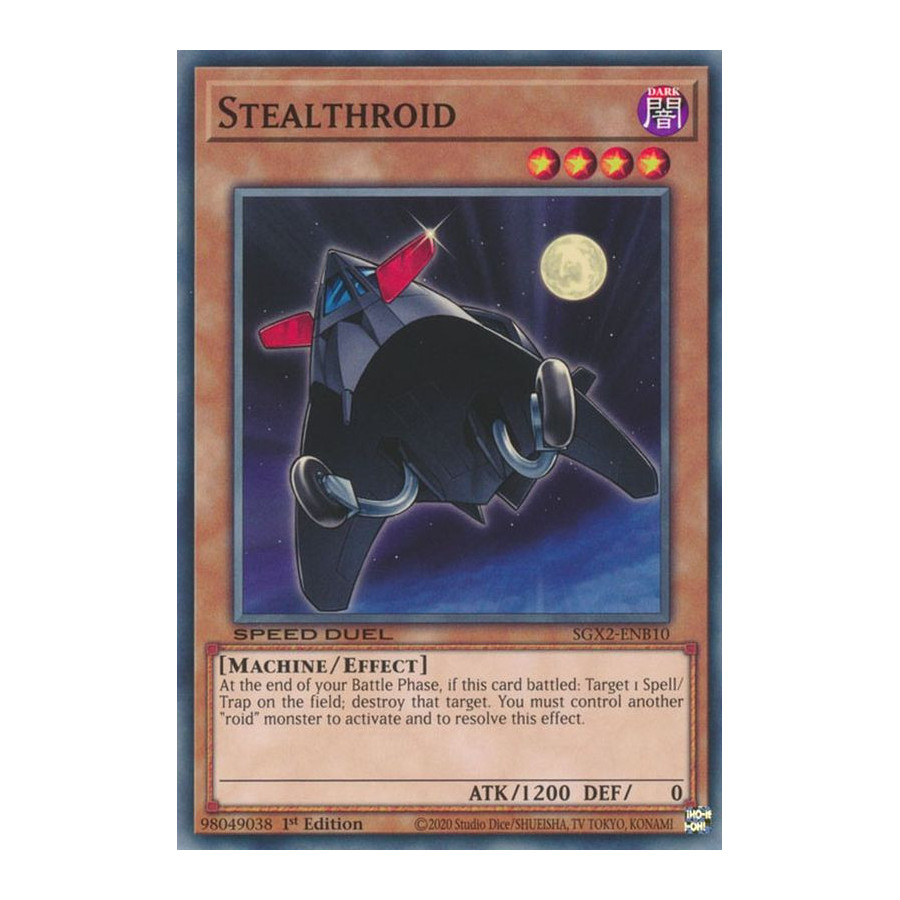 Yu-Gi-Oh TCG SGX2-ENB10 C Stealthroid Speed Duel GX: Midterm Paradox