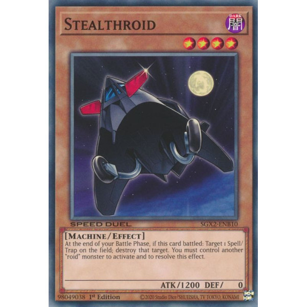 Yu-Gi-Oh TCG SGX2-ENB10 C Stealthroid Speed Duel GX: Midterm Paradox