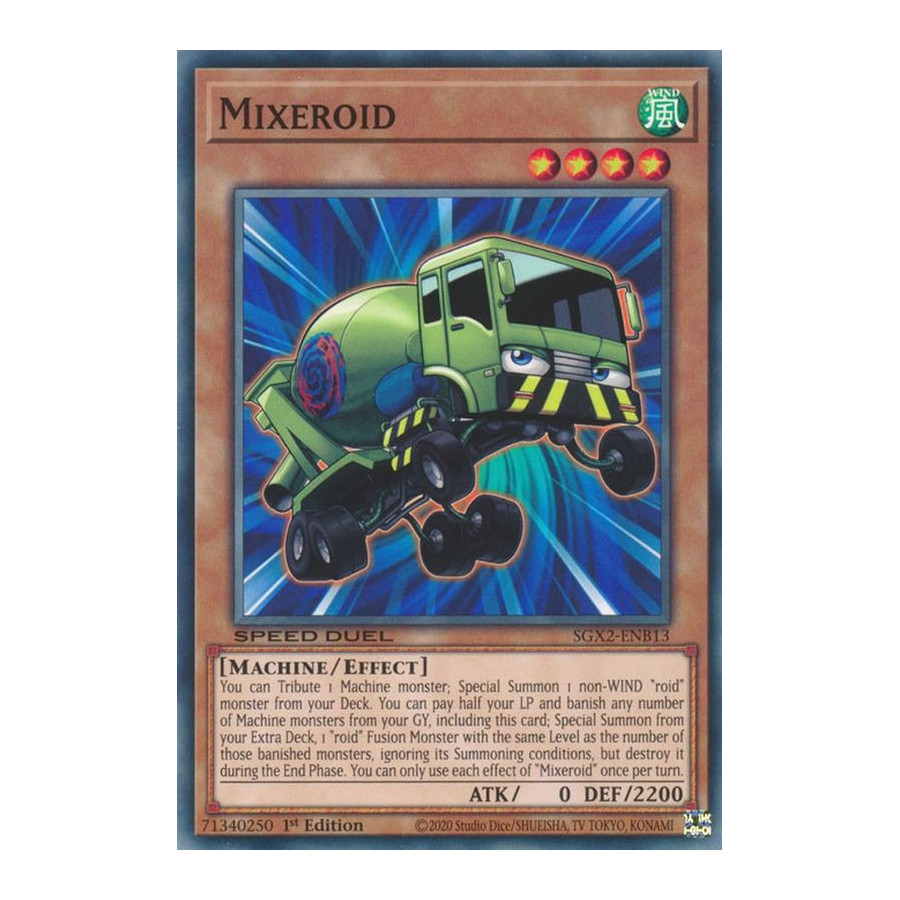 Yu-Gi-Oh TCG SGX2-ENB13 C Mixeroid Speed Duel GX: Midterm Paradox