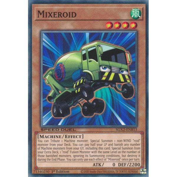 Yu-Gi-Oh TCG SGX2-ENB13 C Mixeroid Speed Duel GX: Midterm Paradox