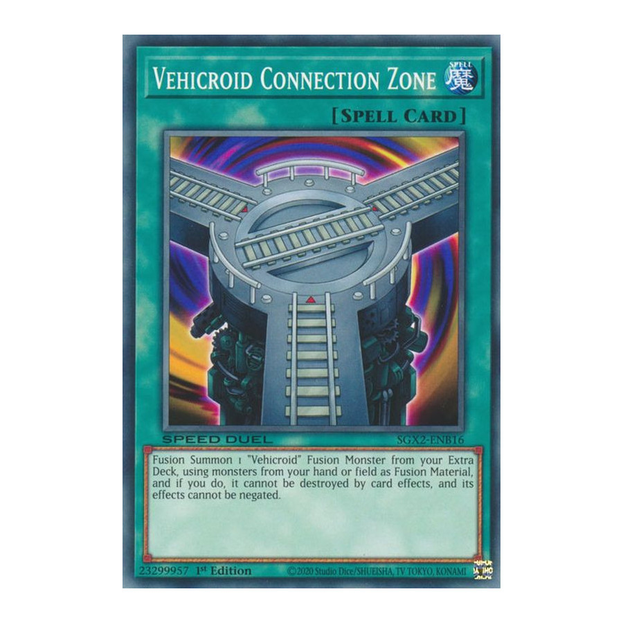 Yu-Gi-Oh TCG SGX2-ENB16 C Vehicroid Connection Zone Speed Duel GX: Midterm Paradox